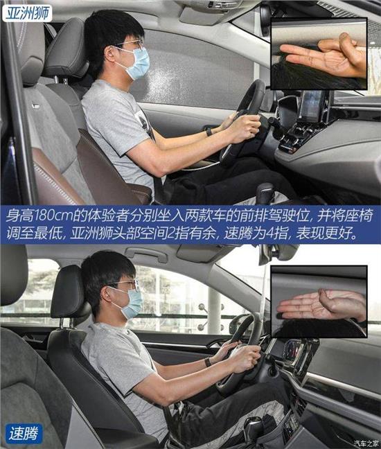 紧凑之争 丰田亚洲狮静态VS大众S腾