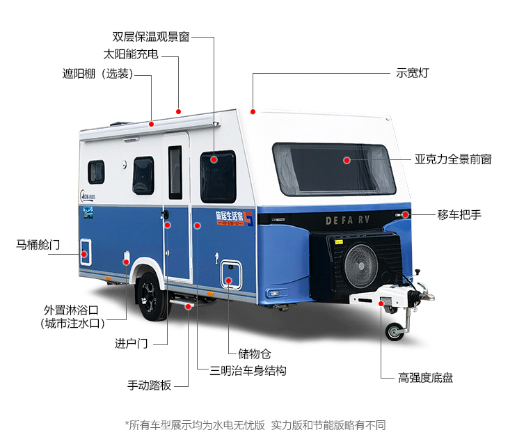 德发启航QH480S拖挂房车 注重每一个细节 游览每一寸山河