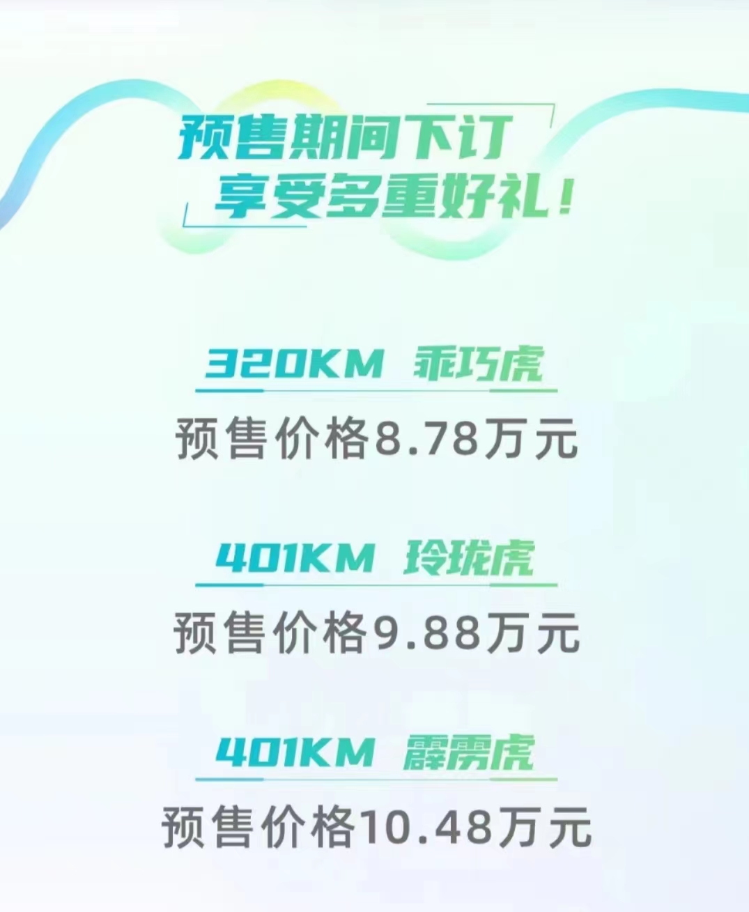 新能源几何E开始预售有什么优惠政策呢