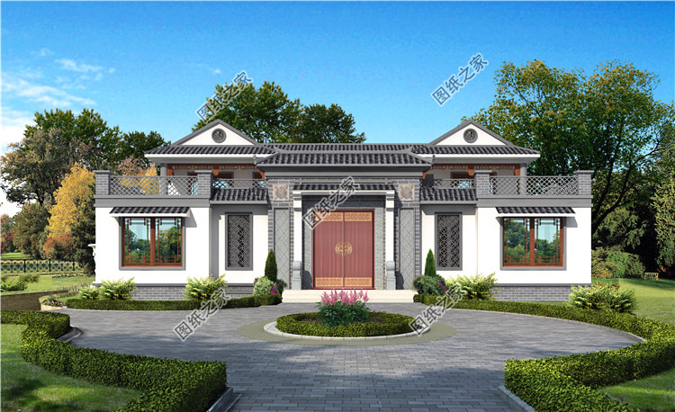 令人叹为观止的四合院别墅设计图,带给我们气势磅礴的感觉