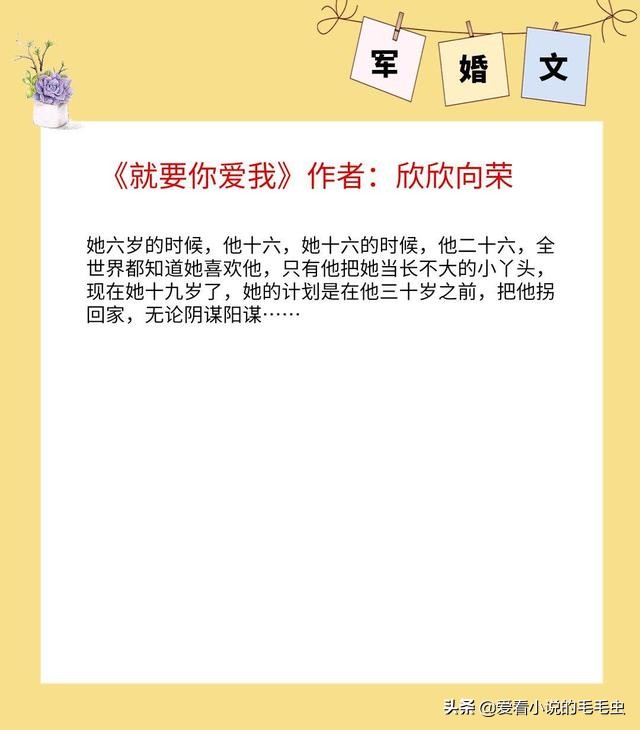 军婚文(5本超赞的军婚文推荐，男主雅痞专情军官，唯独将她宠成小公主)