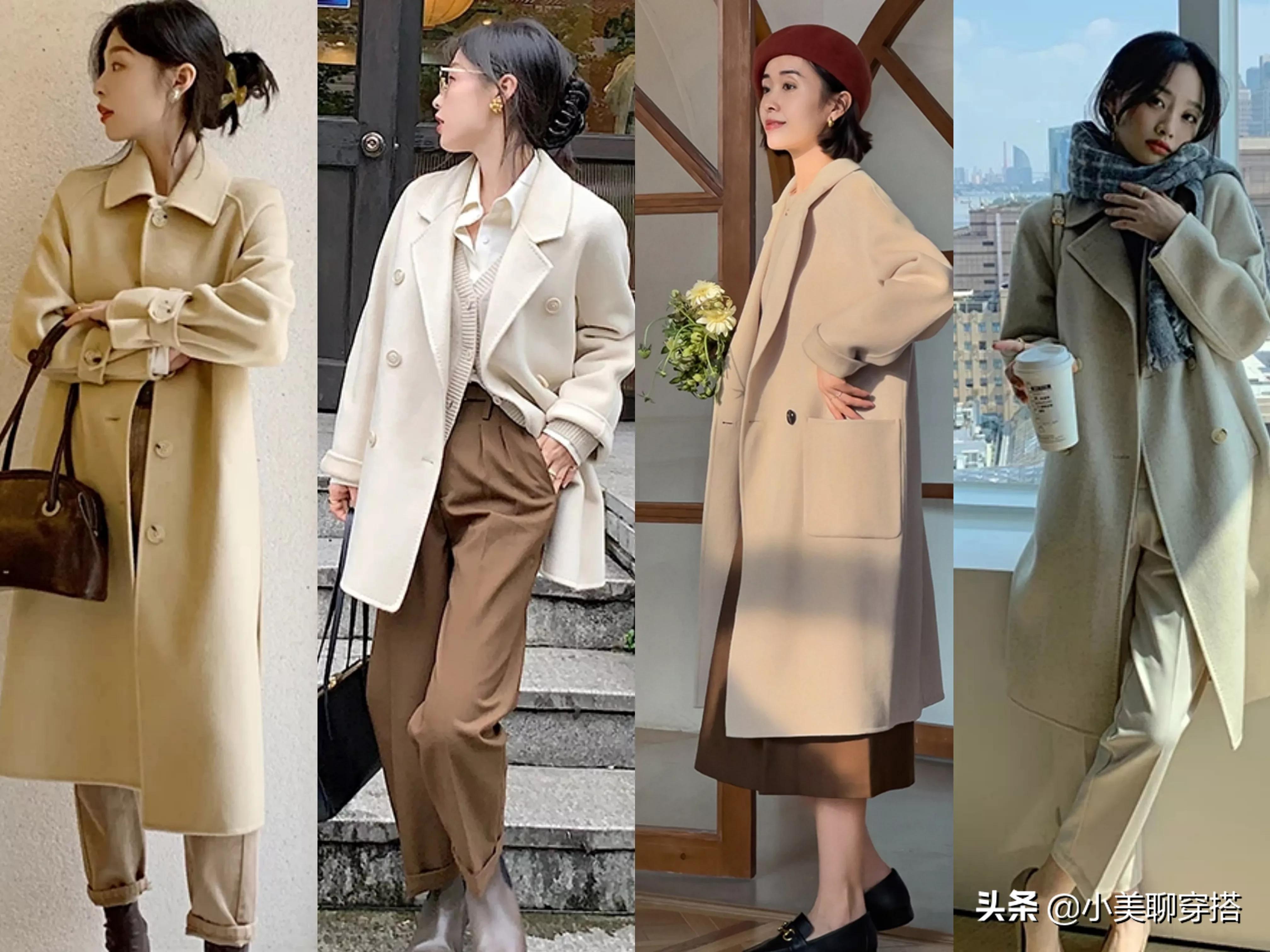 冬天，一定要试试这个色系的穿搭，甜暖中有着高级的质感，太美了