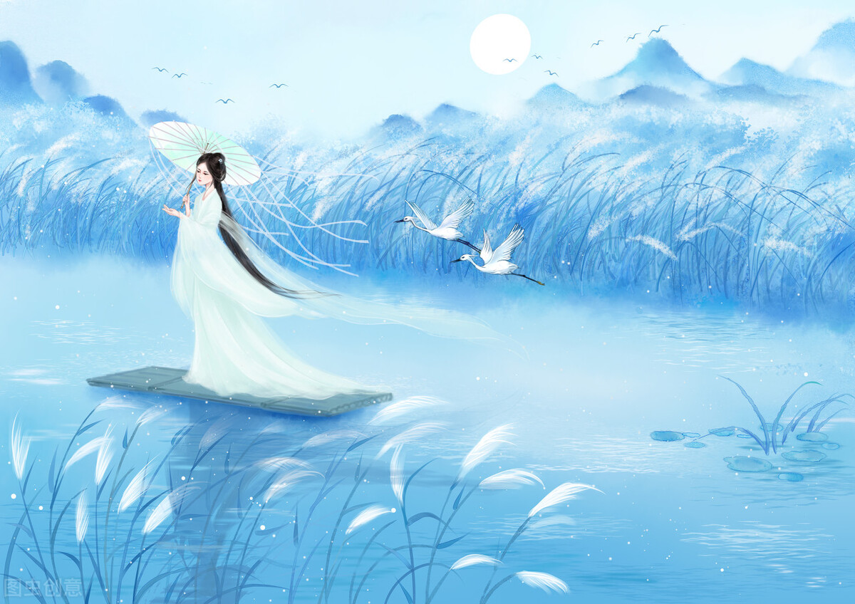 《离骚》想到草木不断地在飘零凋谢,不禁担忧美人也会日益衰老.