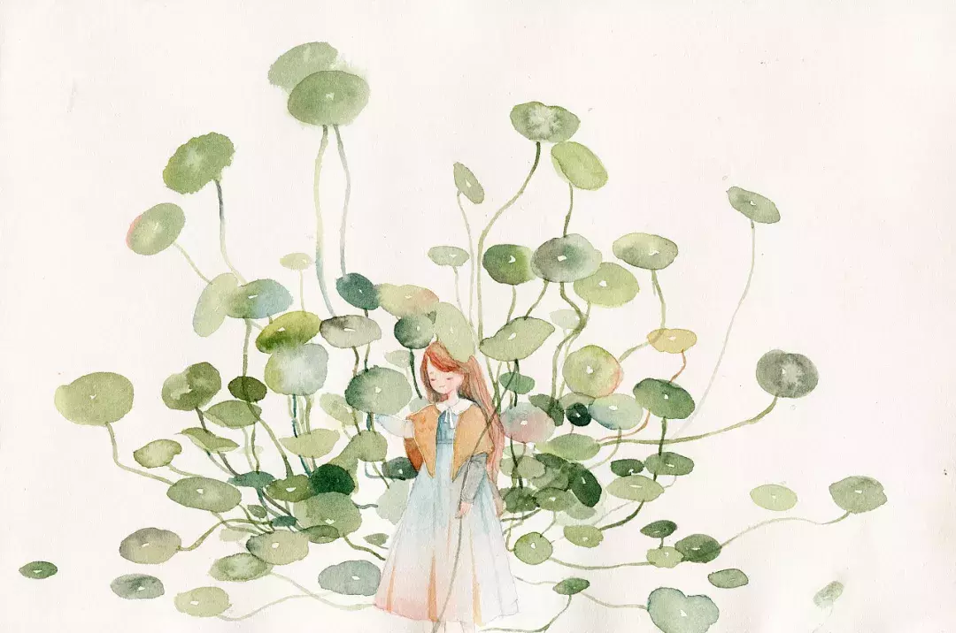 镜花水月，插画师用一支水彩笔画出一个梦想王国！