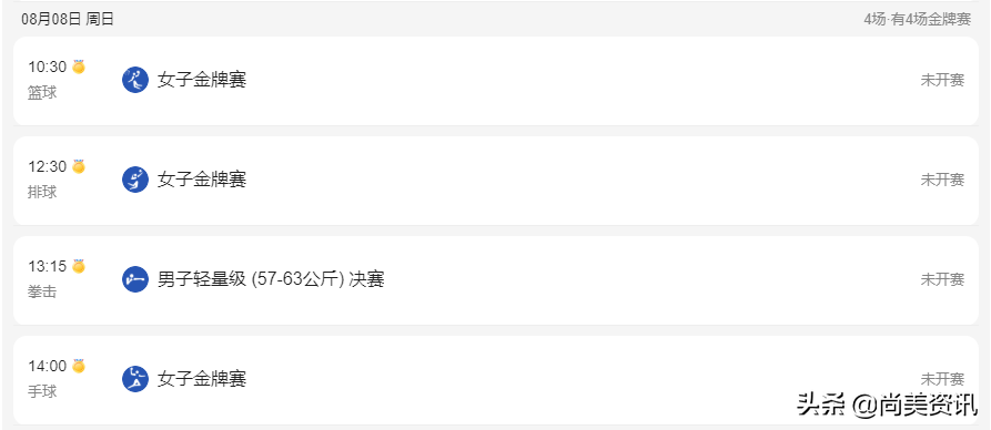 奥运会赛程2021多久结束(未来3日奥运会赛程安排明细，8月8日闭幕，中国还能夺得多少金？)