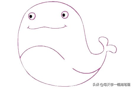 海豚简笔画图片卡通海豚简笔画的画法图片大全 动漫网