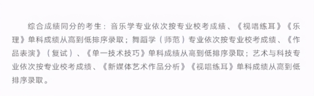 20所院校艺术专业录取原则盘点：这些院校对文化课要求最低