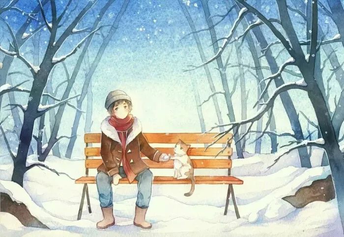 冰天雪地银装素裹，寒风凛冽万物静默，冬日奇景如诗如画