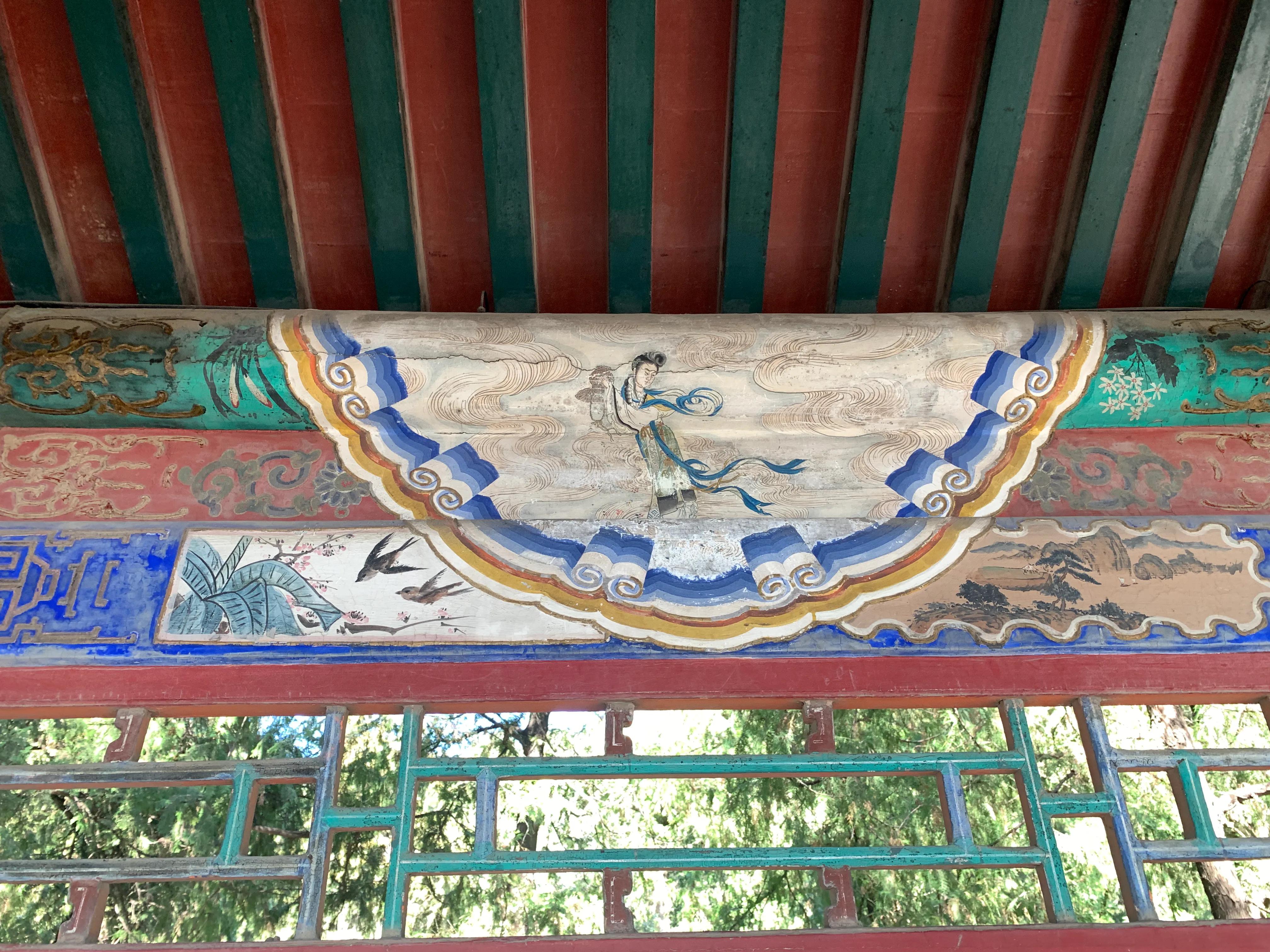 颐和园探秘之——须弥灵境四大部洲，木衣锦绣彩画长廊