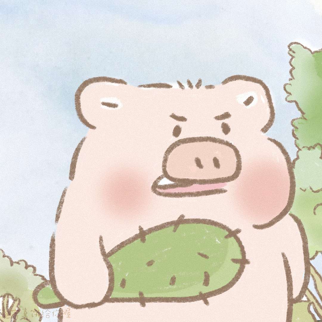 ins·超火情侣头像,猪猪日常