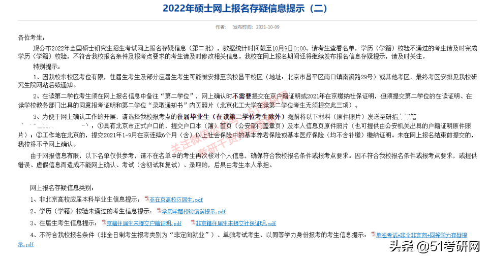 考研报名不合格名单：26所高校已发布！涉及考生特别多，尽快修改