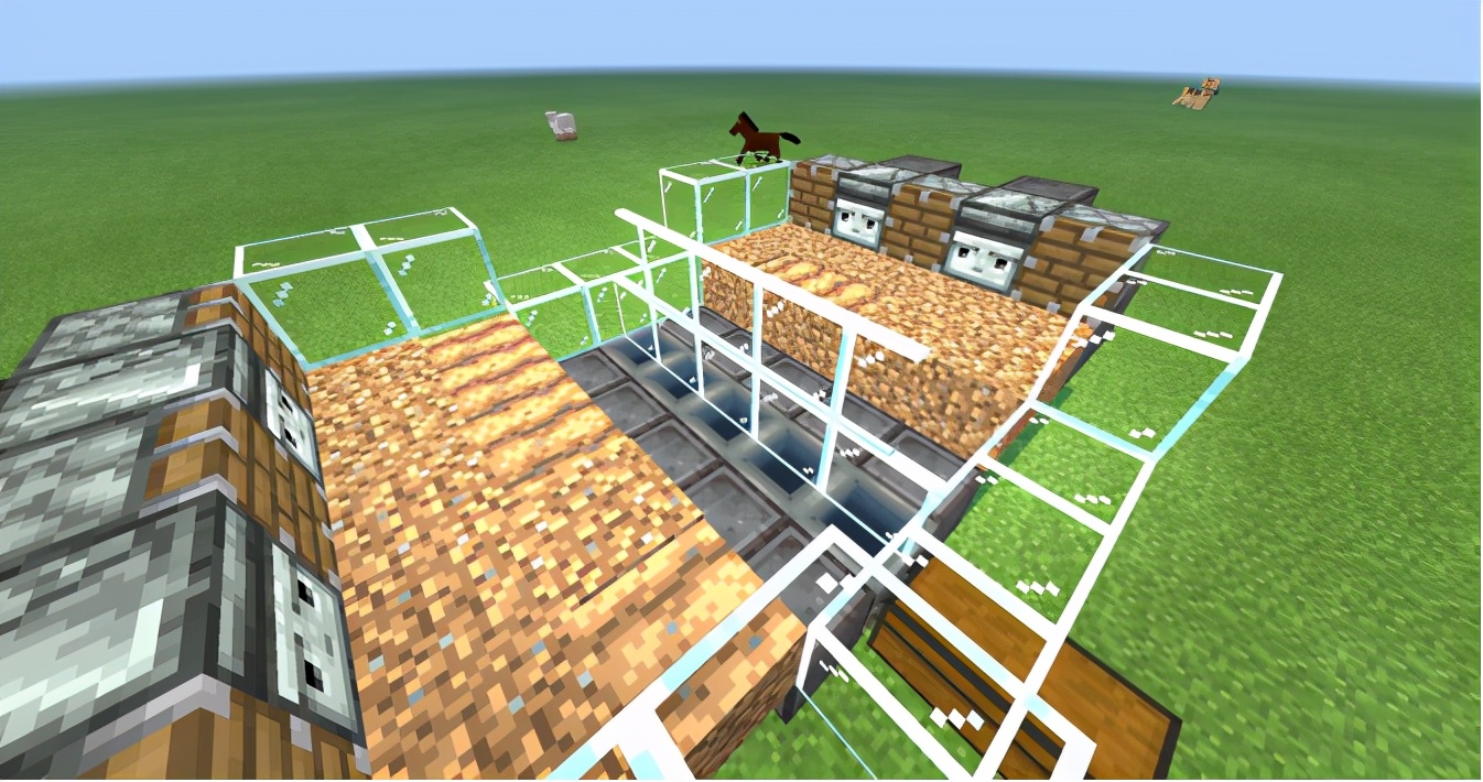 顶级教程《我的世界》全自动运输南瓜机 妈妈再也不担心我干饭啦