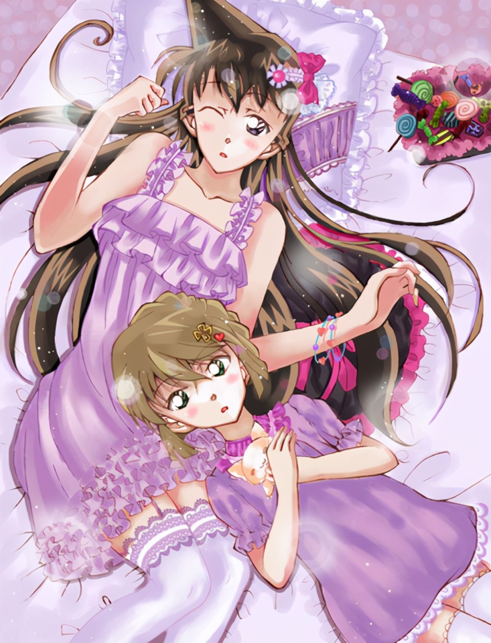 女人之间的情谊,《名侦探柯南》中的百合cp