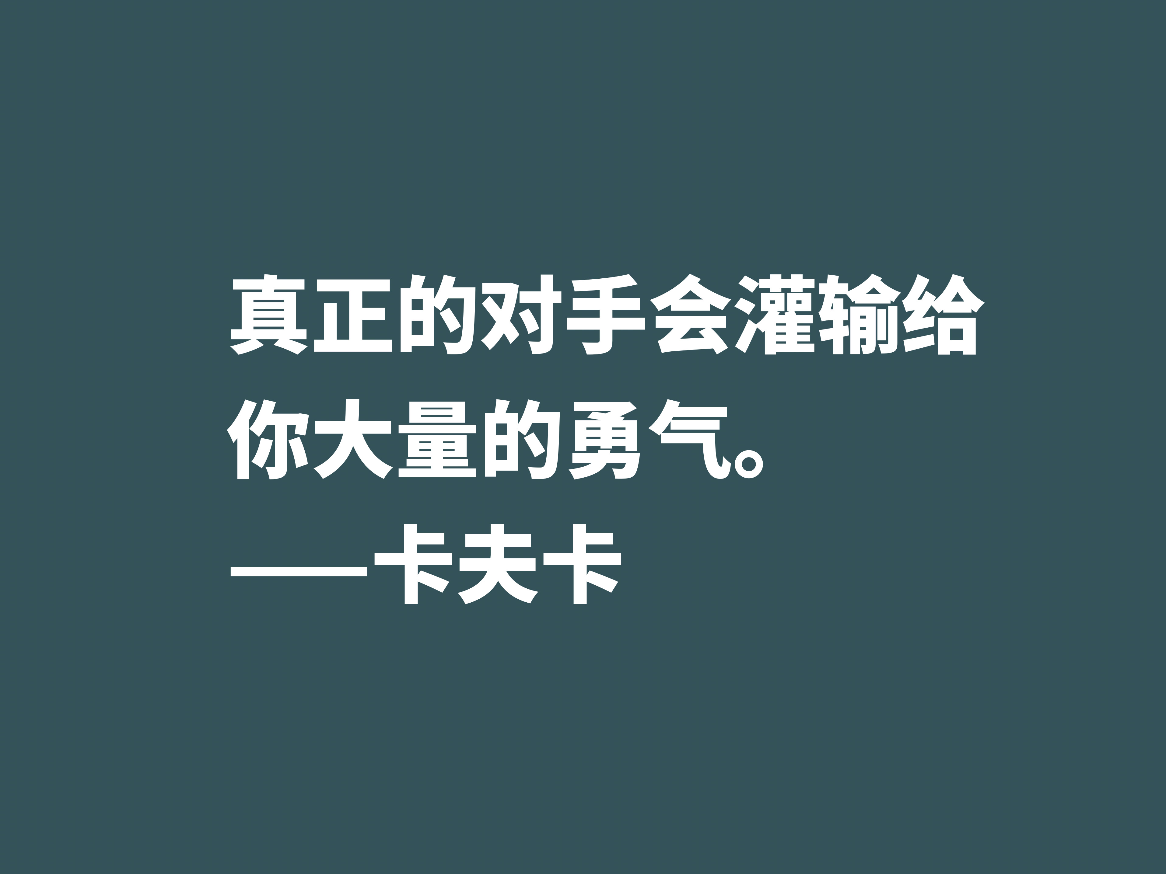 卡夫卡经典句子（欣赏卡夫卡十句格言走进作家的精神世界）