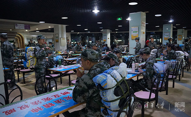 清华大学新生军训拉练集锦