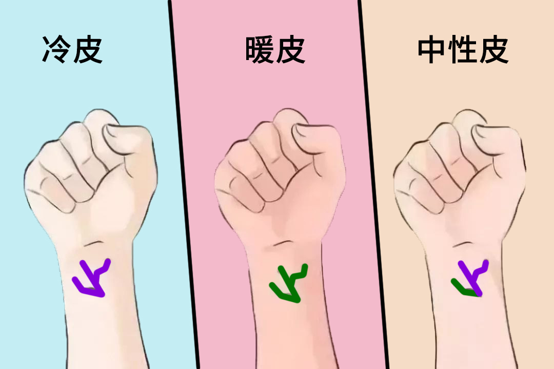 你是冷白皮、还是暖白皮？4个方法辨别肤色冷暖，简单易懂