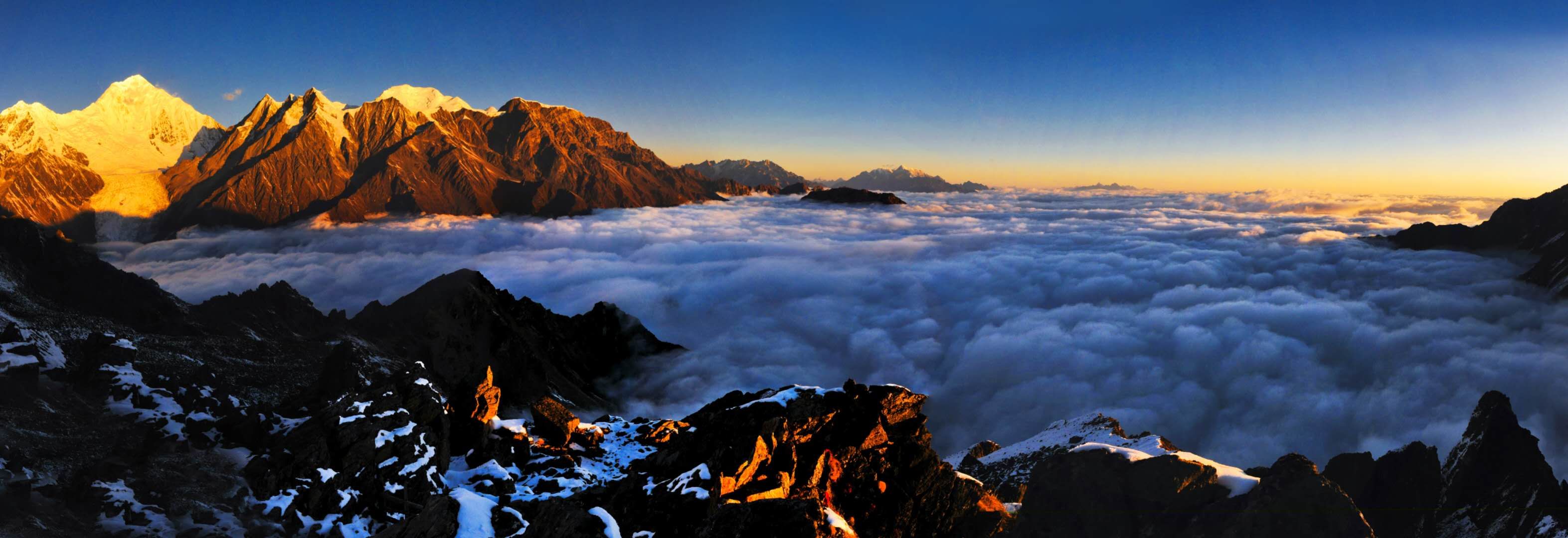 四川海螺沟景区六绝,这个夏天给你好看