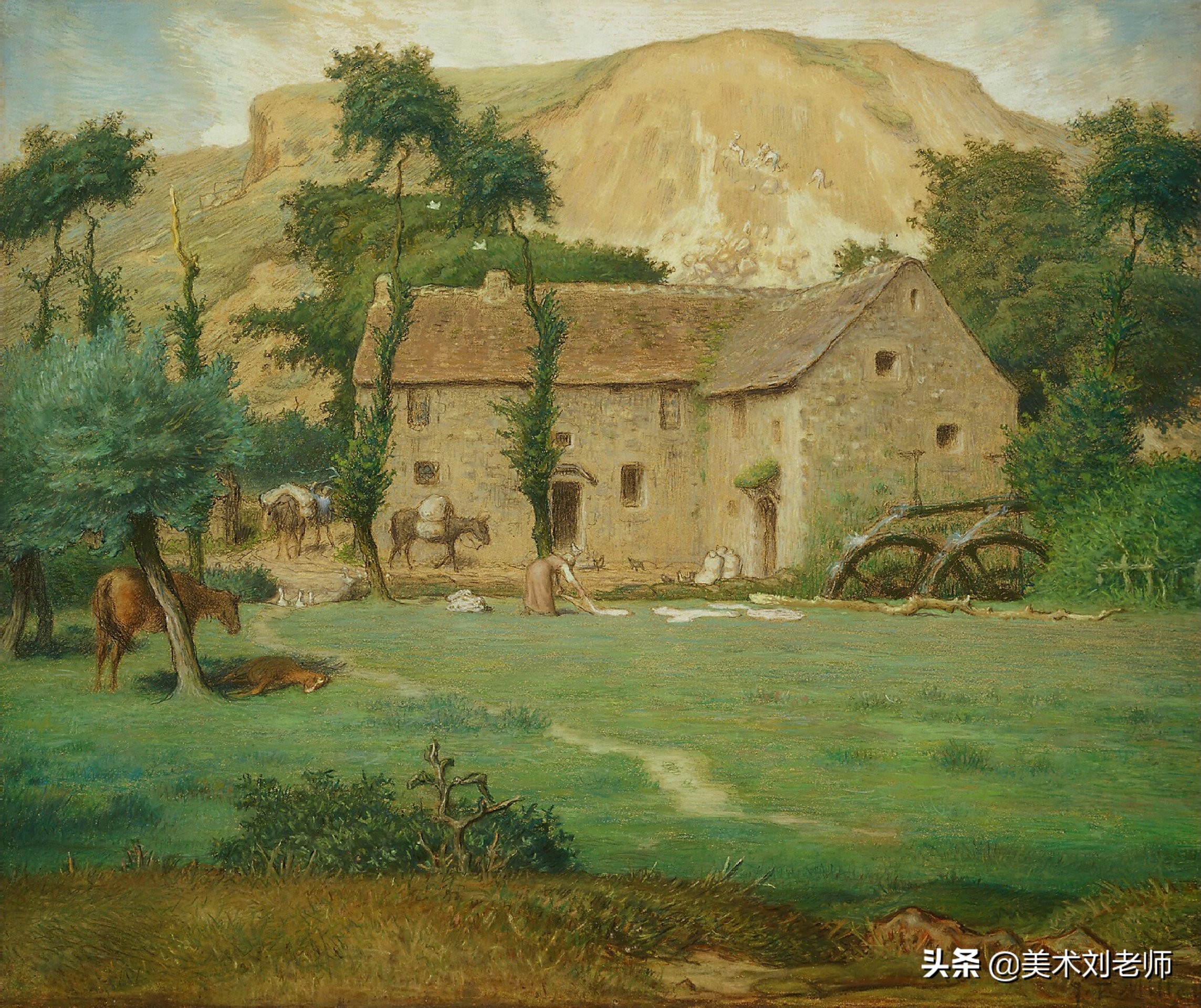现实主义绘画:平凡,质朴的崇高之美——米勒油画作品合集欣赏