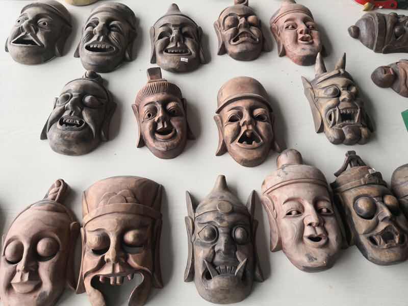 古代图腾文化与巫文化衍生的"吞口"面具,非常精美