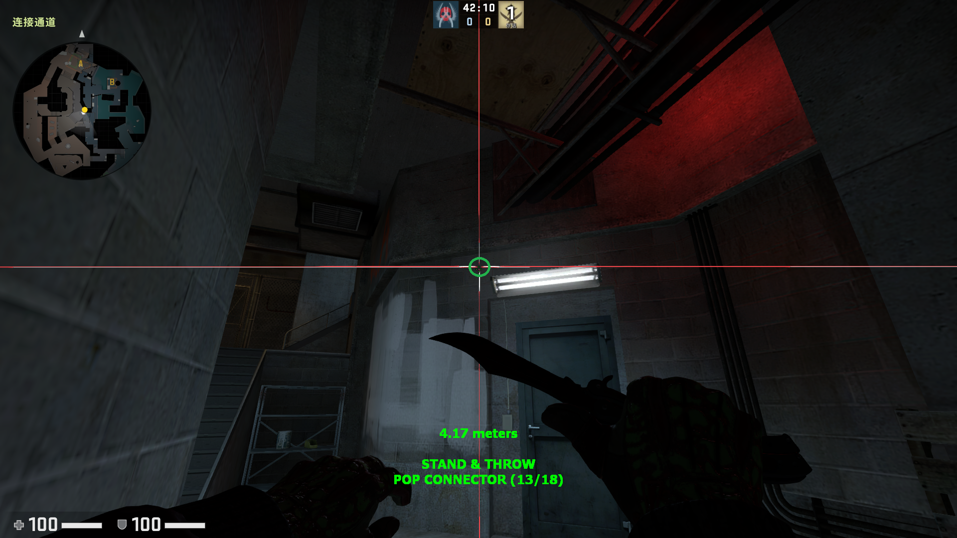 CSGO道具教学，常规烟闪火系列《Overpass闪光弹教学》