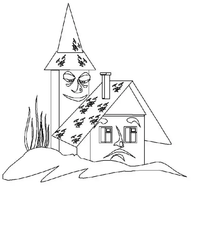 幼儿园房子简笔画系列，上色更漂亮，为孩子收藏！