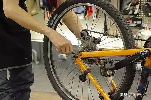 教你拆卸山地车轮组