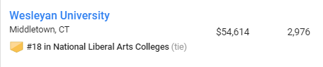 美国文理学院排名:5所小常春藤跻身十强,Paybal创始人母校排名第5
