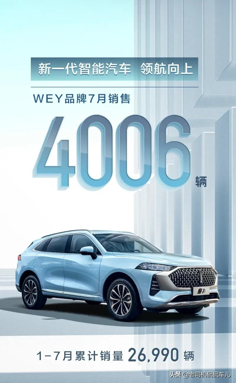 魏派汽车品牌销量暴跌四倍，市场表现令人堪忧
