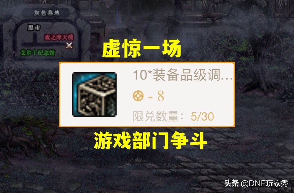 DNF：虚惊一场，300个品级箱回来啦！结果是策划部门在内斗