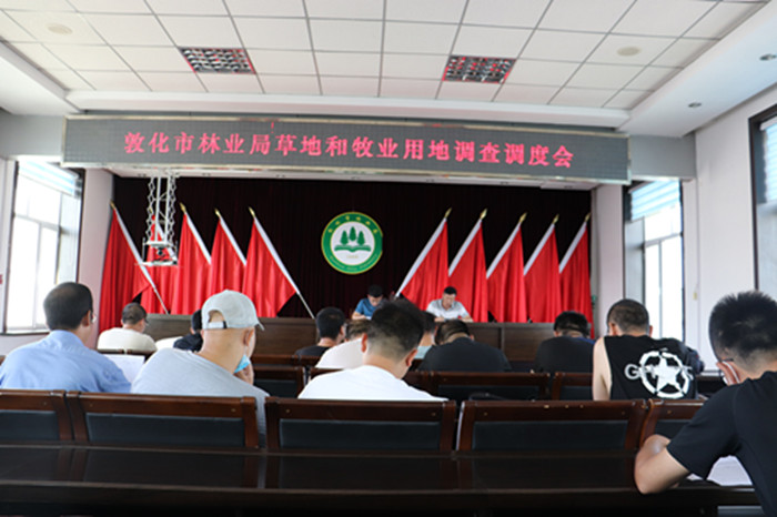 市林业局召开草地和牧业用地调查工作调度会