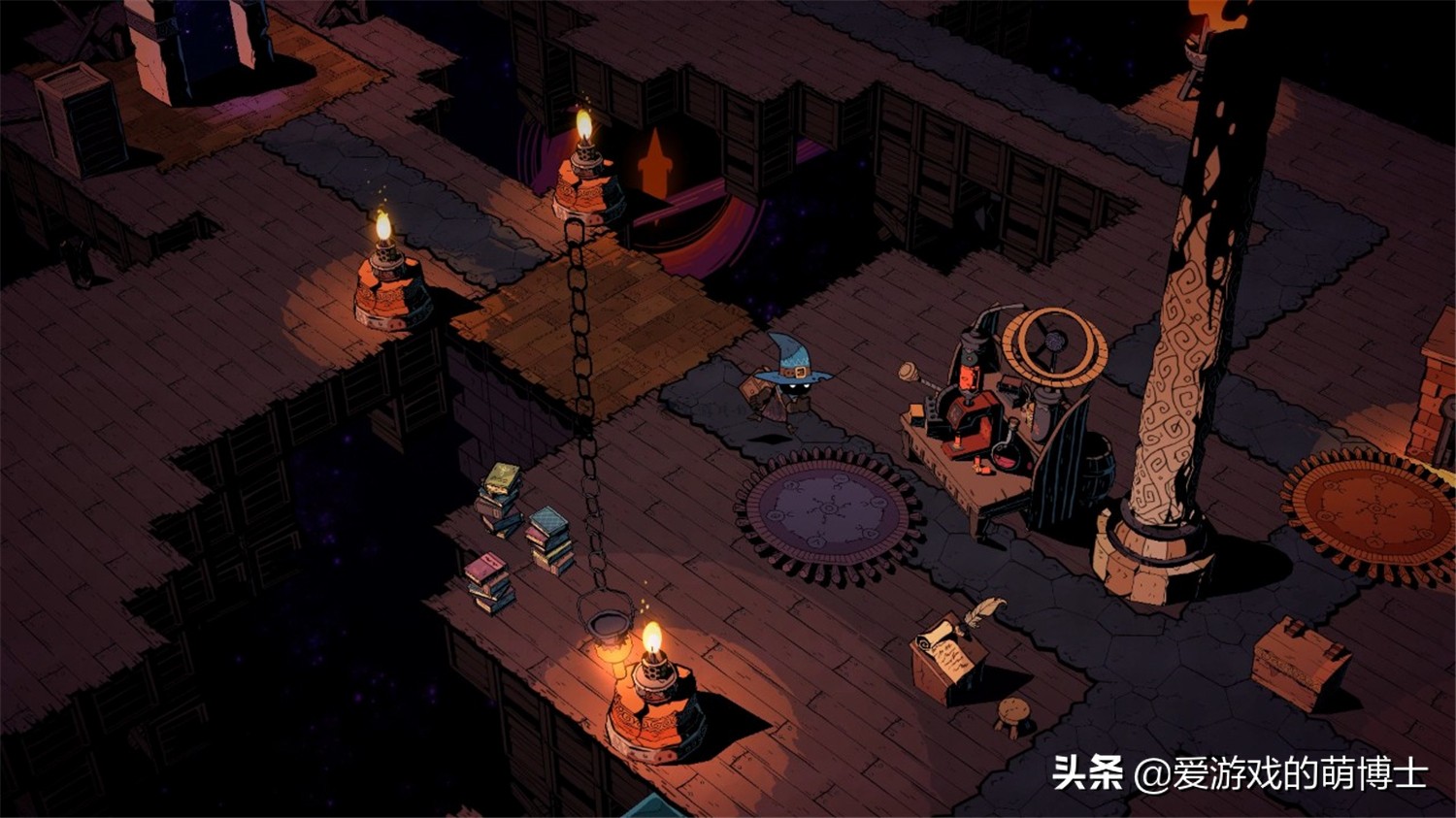 玩法类似《饥荒》，主角是拿枪的巫师，这款生存游戏挺不正经的