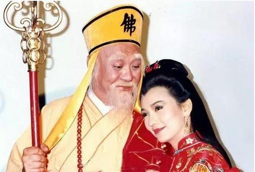 法海与白素贞剧照白蛇传开头白娘子求问观世音自己何时能够修成正果