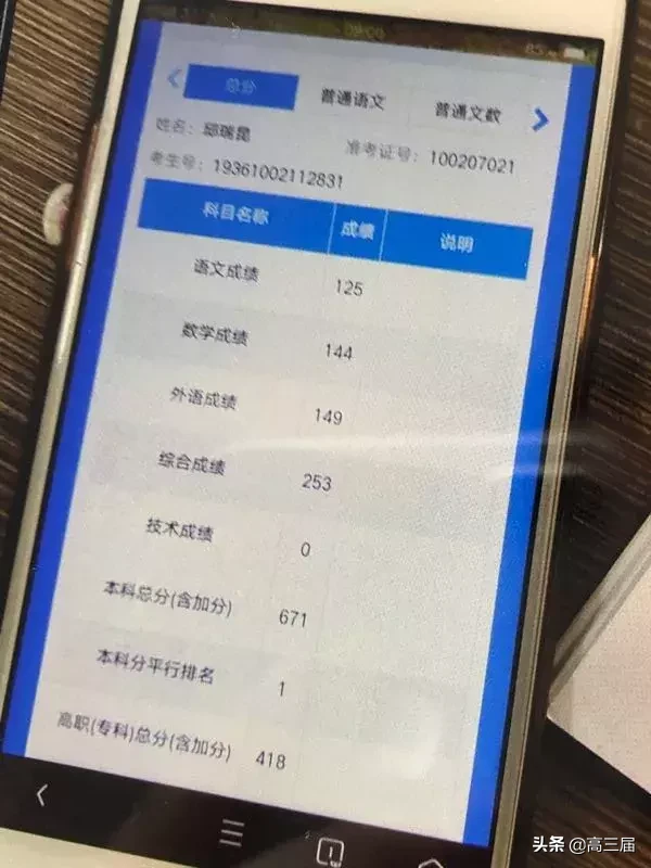 2019年各省高考第一名汇总，看看有你们学校的没？