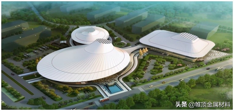 高颜值的金属屋面——榆林职业技术学院体育馆