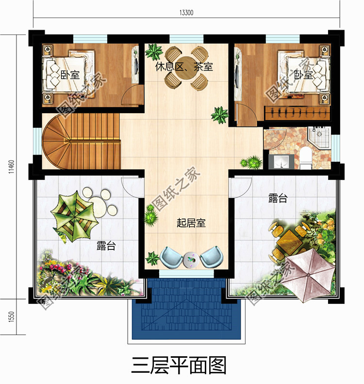 带地下室的三层豪华小别墅，让你有别样的享受