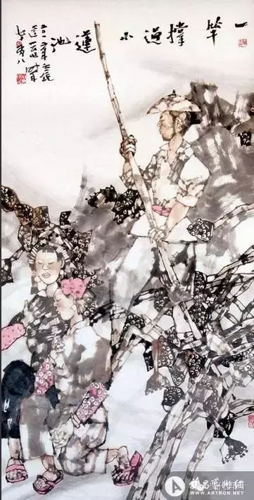 探索新蹊径-读张道兴的人物画