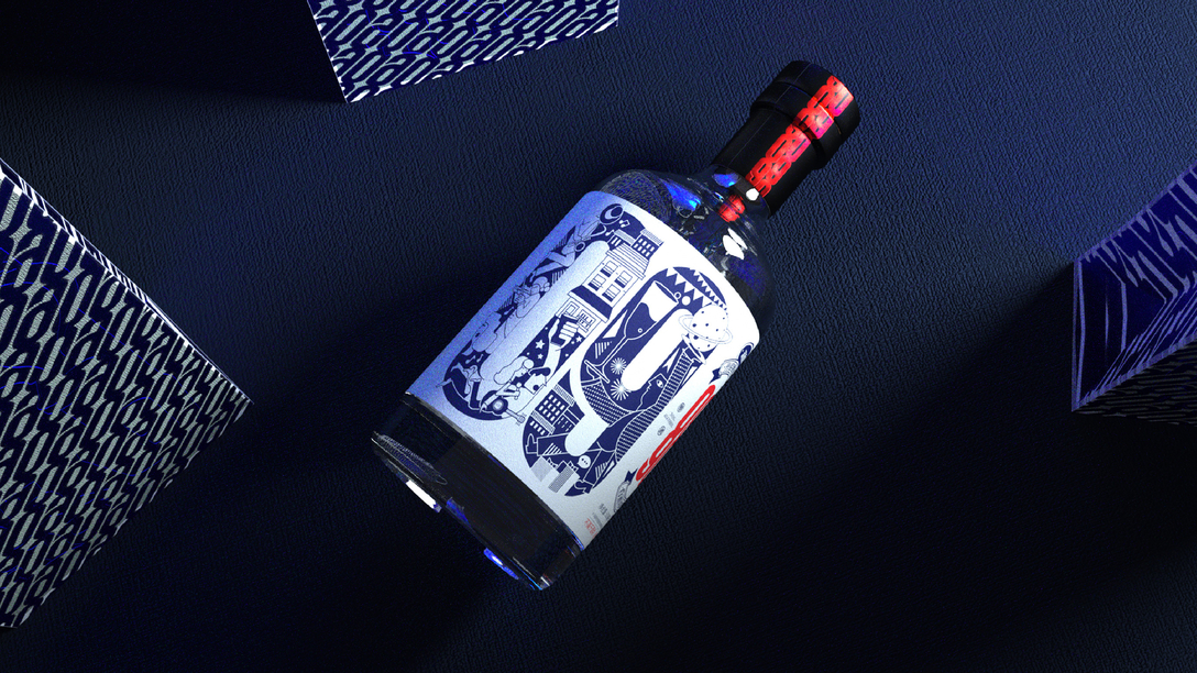 洋酒“威士忌”想要占有中国市场，包装设计免不了入乡随俗