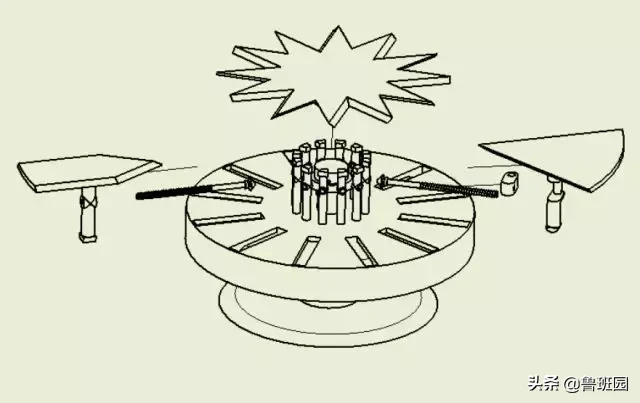 可大可小的旋转变形圆桌结构原理大揭秘，良心资料不容错过！