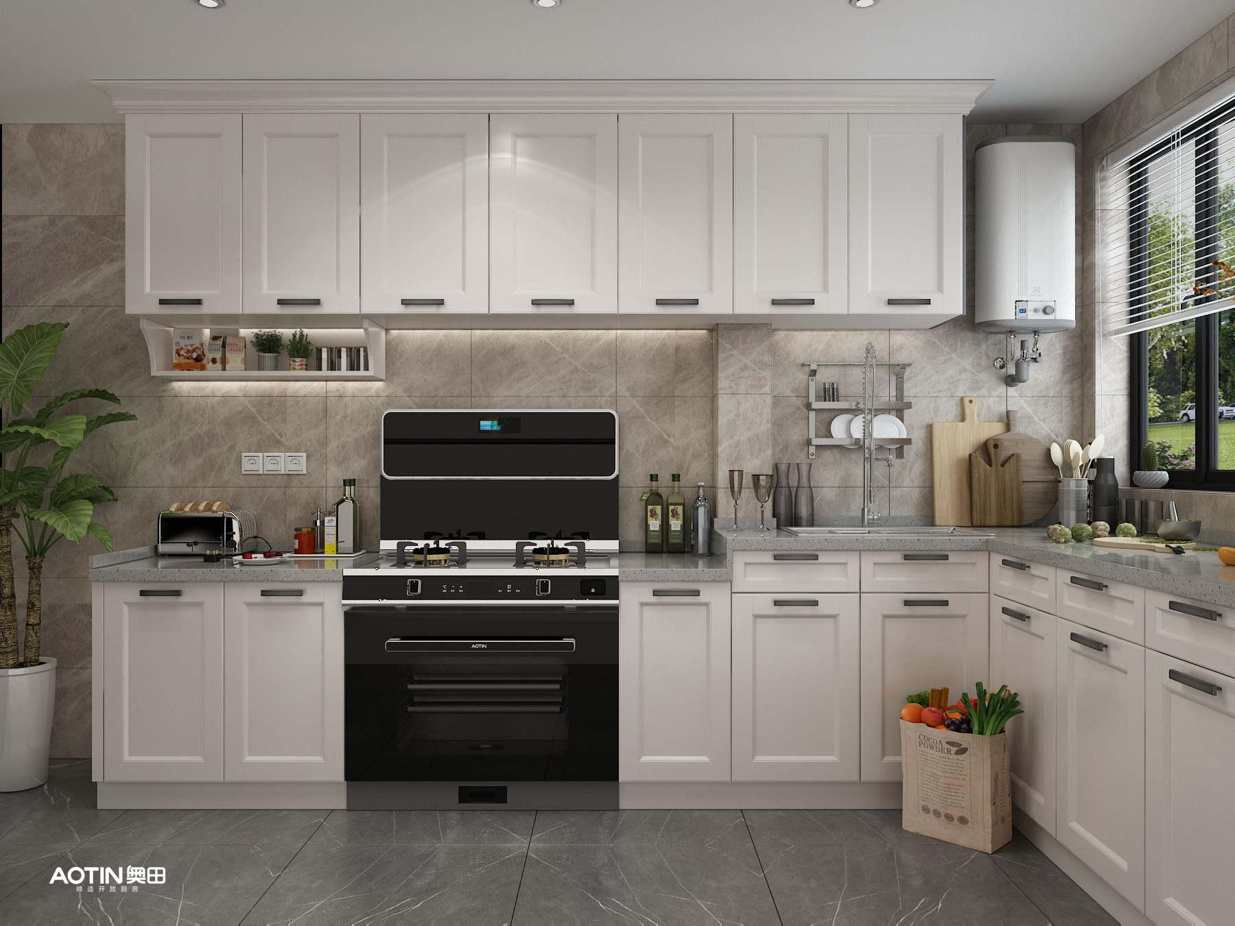 奥田集成灶：装修设计的秘密！好厨房这样装