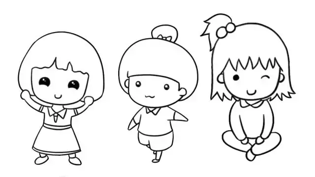 简笔画|从婴儿到老人简笔画大全,益智易学,建议收藏!