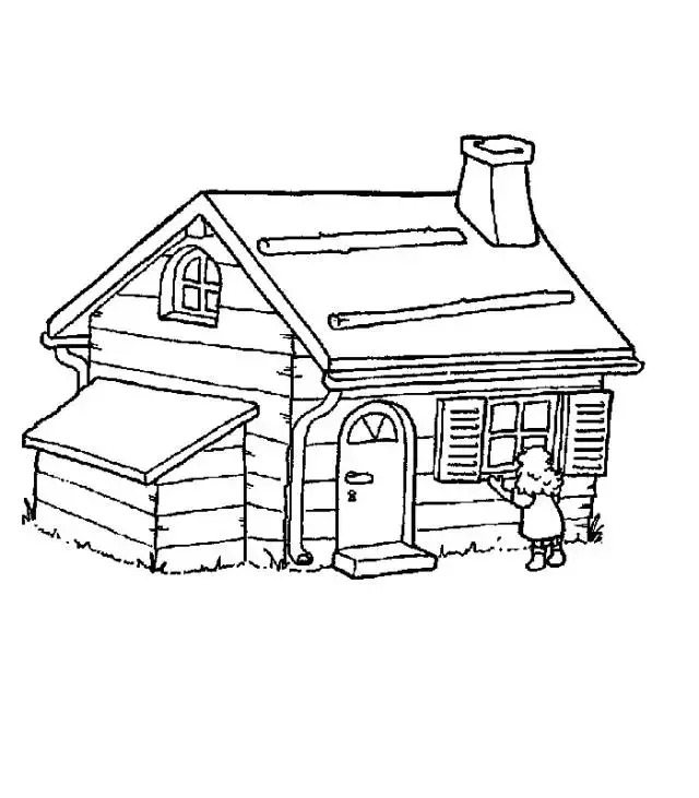 幼儿园房子简笔画系列，上色更漂亮，为孩子收藏！