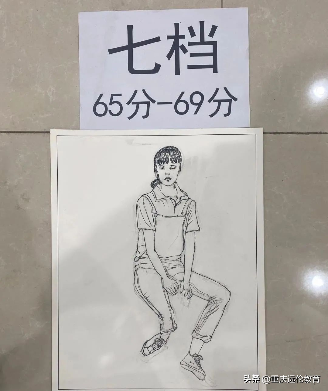 最新美术一模评分标准公布！高低分卷差距大！看看你属于第几档？