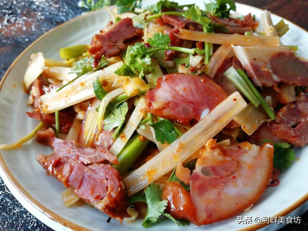 私房菜(62)凉拌猪头肉,美味,麻辣鲜香,每周都想吃两次