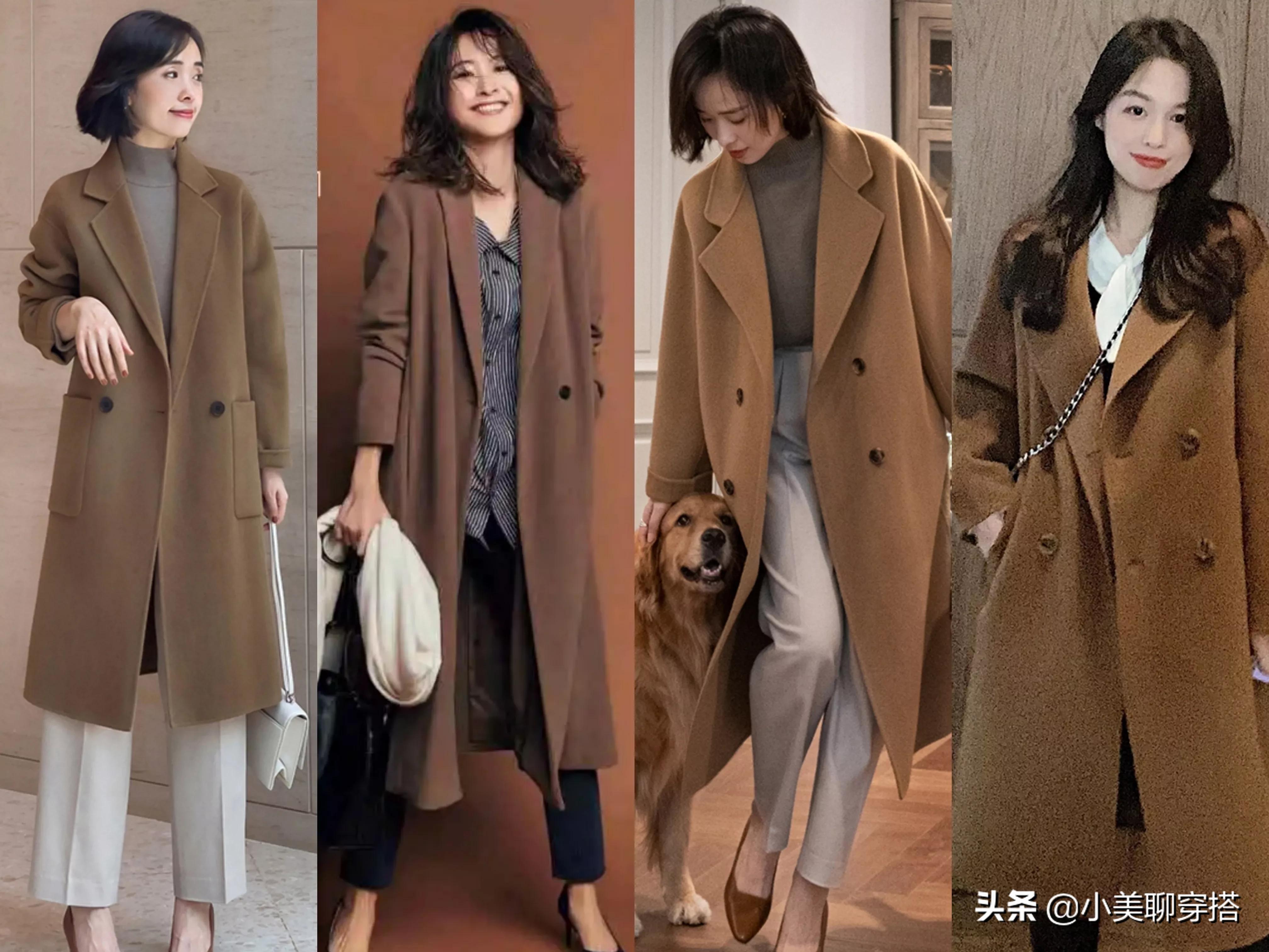 冬天，一定要试试这个色系的穿搭，甜暖中有着高级的质感，太美了