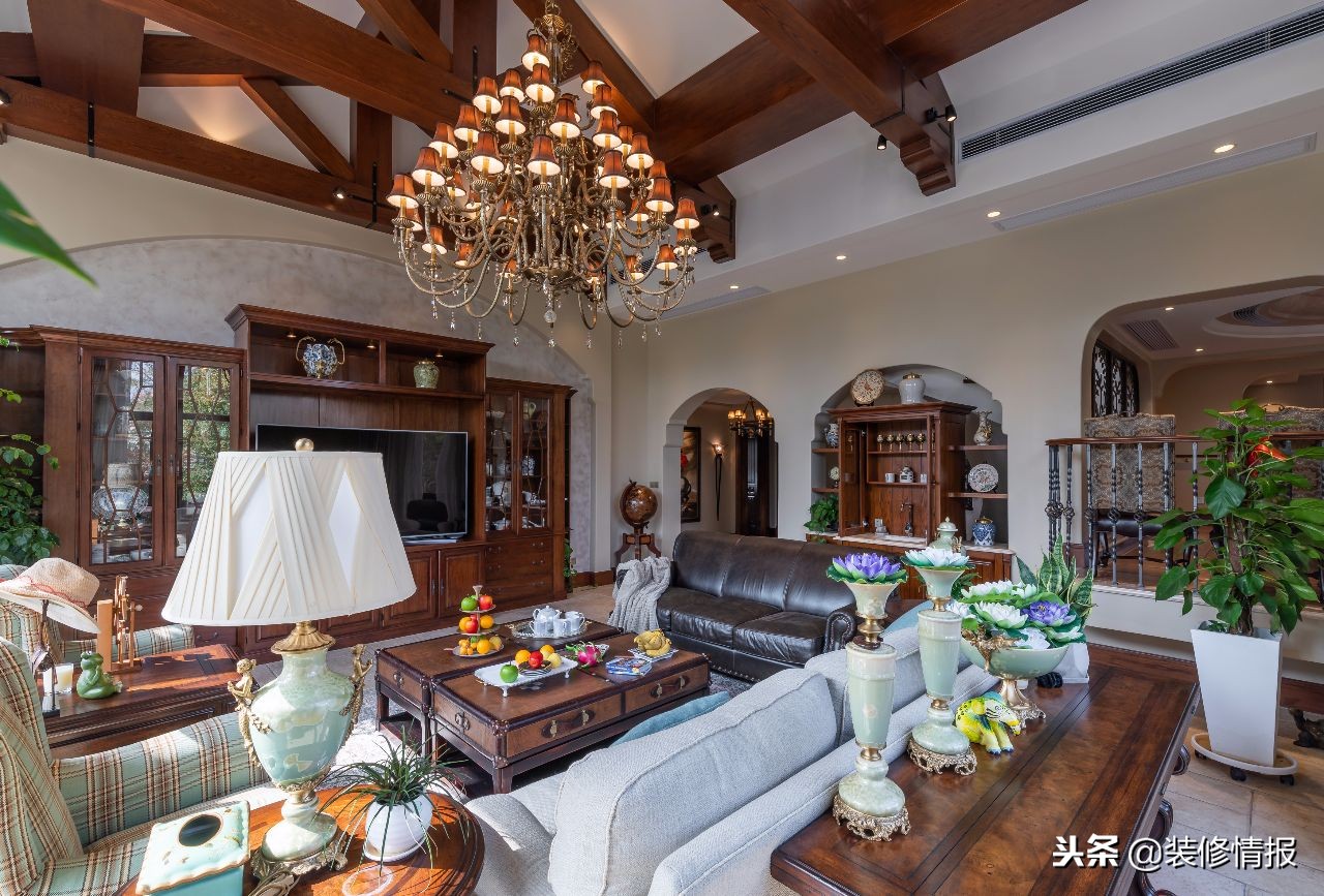 580㎡的美式乡村风，一个休闲、自然、安逸、宁静的居住环境