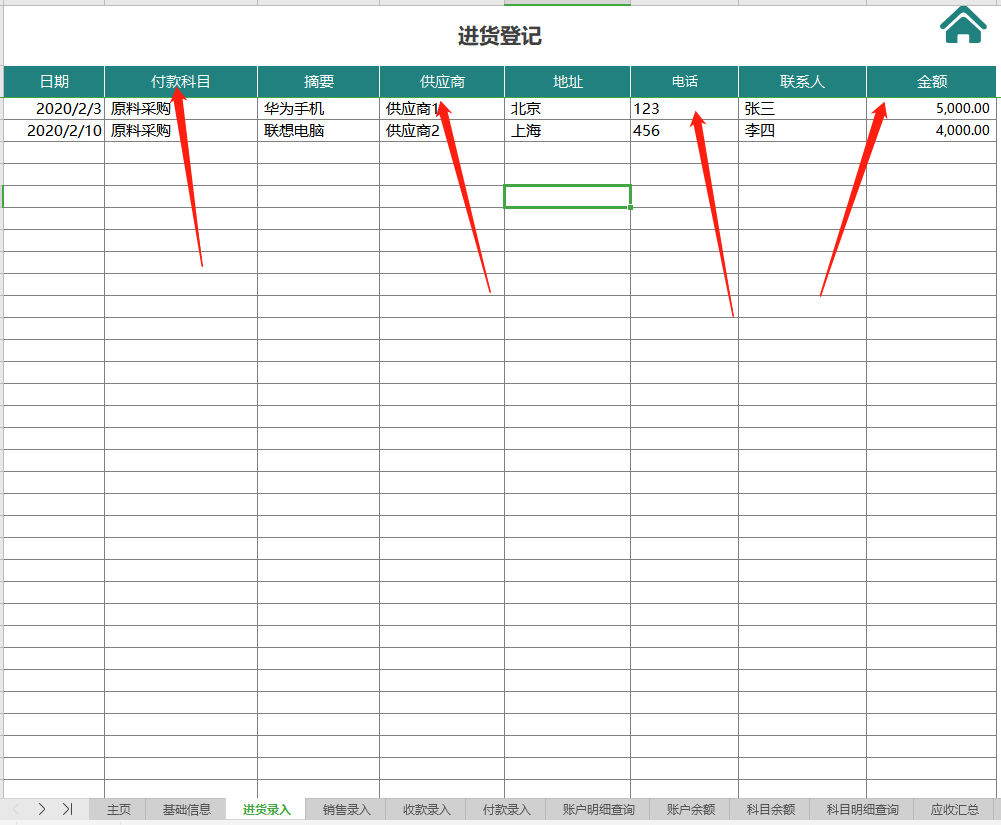 全自动出纳系统，从基础设置到收款查询共20张表，报表可自动生成