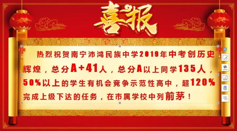 2019年南宁中考98人全A+,各初中名校发布喜报,你觉得哪家强?