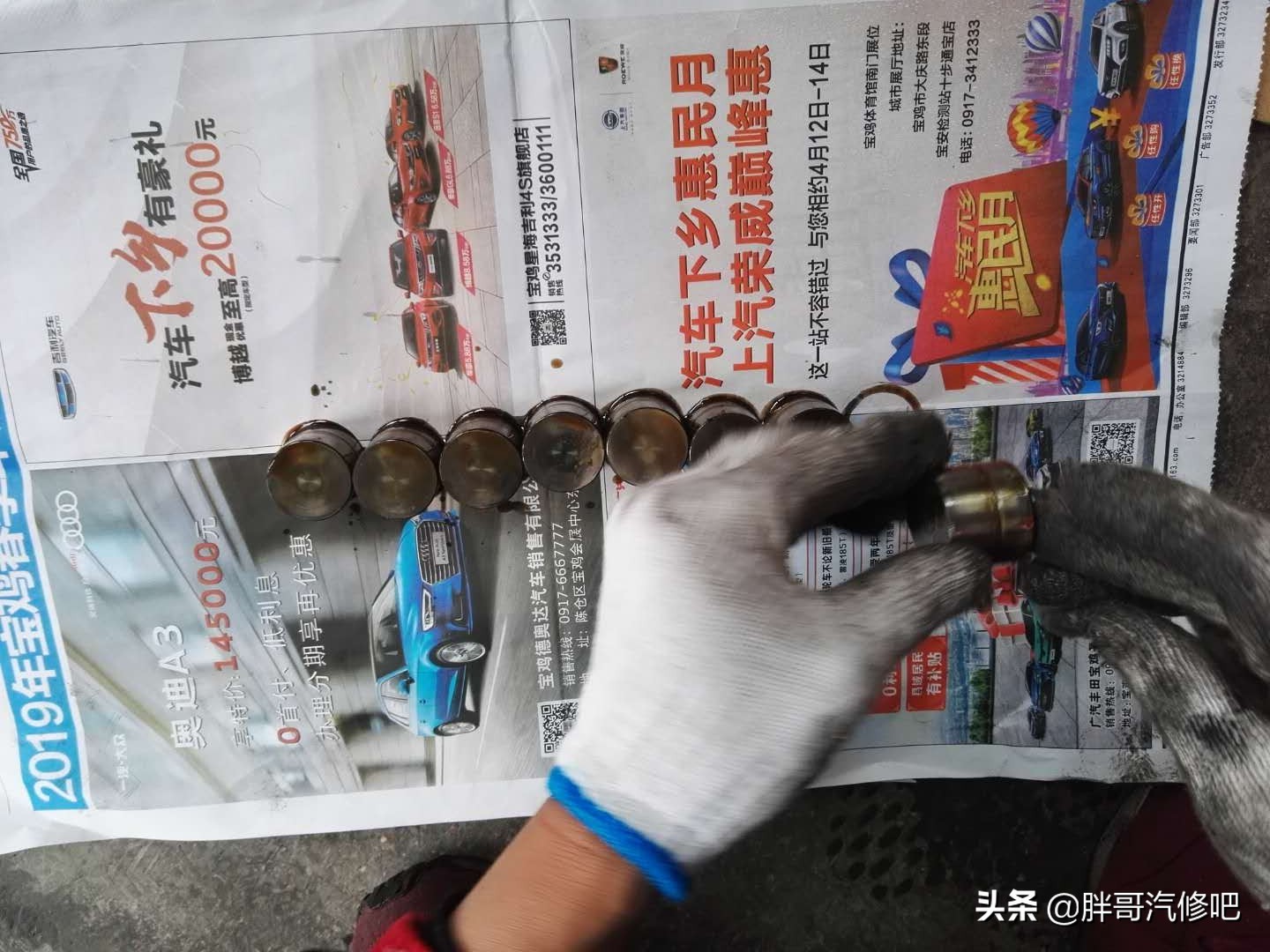 车主疏忽跑断正时，后果很严重气门“被顶”，老车一定要维护检查