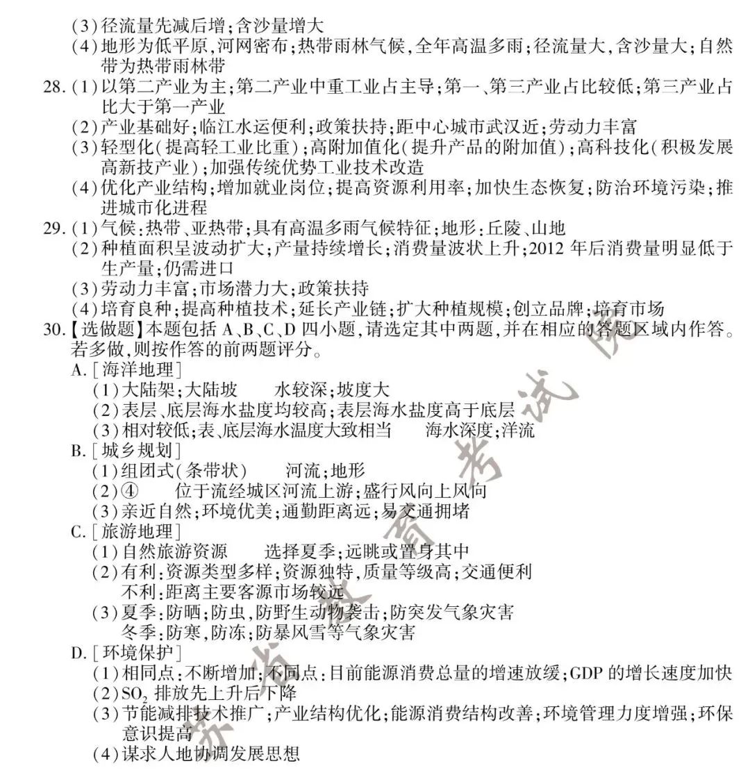 2020江苏高考试卷+答案公布