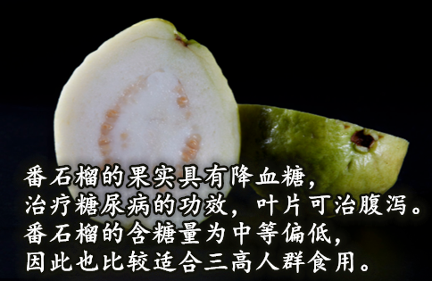 番石榴（芭乐），维C含量仅次刺梨，三高人群可食用